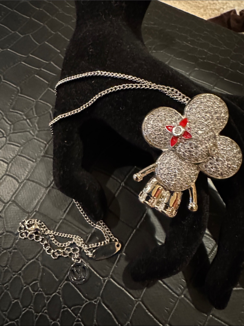 LV Vivienne Silver-Tone Necklace - Picture 2 of 10